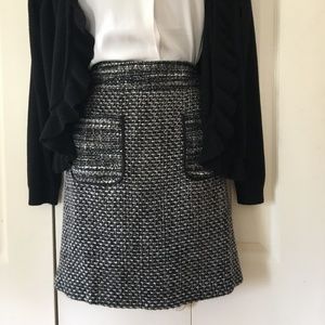 Wool Front Pocket Skirt